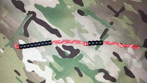 Reflektierende Sicherheit Orange Ranger Tempo Anzahl Perlen 5000 Meter Veteran Made in USA - Bild 1 von 3