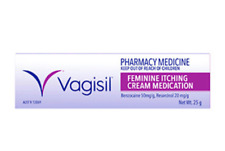 Vagisil Feminine Itching Cream 25g -Medication and Soothing Cream for Irritation