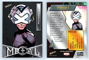 PROFESSOR X #50 - 2020 Marvel X-Men Metal Universe Black Epack Exclusive - Picture 1 of 1