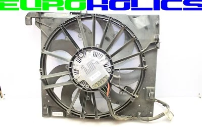 OEM Jaguar XJ X351 10-19 XF XK Engine Motor Cooling Radiator Fan Assembly TESTED - Image 1 of 4