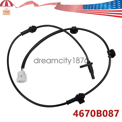 Nuevo sensor de velocidad ABS negro diestro/derecho adecuado para Mitsubishi Mirage 2015 2016 2017 Foto 1 de 4