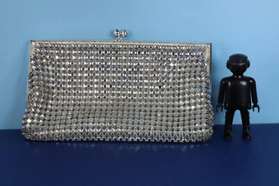 Pochette de Soirée souple couverte de Strass. - Photo 1/4