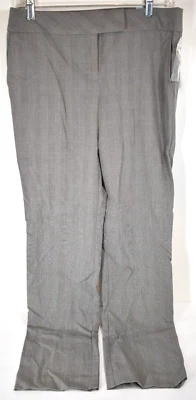 Pantalones de vestir para mujer Missy Covington gris ventana talla 6 nuevos con etiquetas Foto 1 de 4