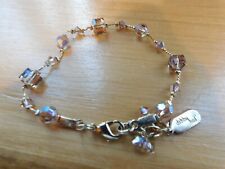 Dabby Reid Bracelet - Gold-Toned w/Topaz Color Crystals FREE SHIPPING!