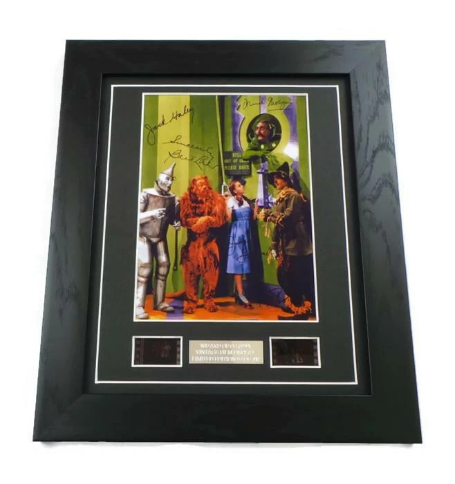 WIZARD OF OZ Signed PREPRINT + WIZARD OF OZ FILM CELL MOVIE MEMORABILIA GIFTS