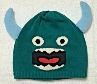 NWT Gymboree Boys Size 4-5 4T 5T Space Voyager Horned Alien Sweater Hat  - Image 1 of 3