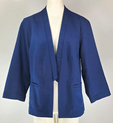 Blazer Maurices - Talla 1 (16 - 18) - Azul Oscuro - Mezcla de Algodón - Sin Forro Foto 1 de 4