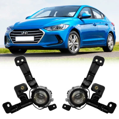 Faro antiniebla proyector parachoques delantero Hyundai Elantra 2016 2017 2018 con bombilla Foto 1 de 4