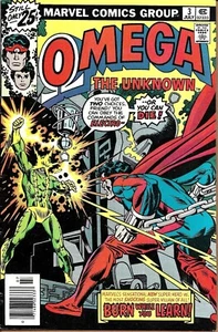 Omega the Unknown Vol. 1 #3 Marvel Comic Bronzezeit (1976) Electro - Bild 1 von 3