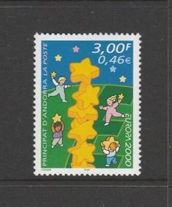 ANDORRA [Fr.] 2000 EUROPA  Building Europe   MNH  - Imagen 1 de 1