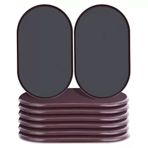 8 Pack 9-1/2 Inch Reusable Furniture Sliders Glider Movers for Hardwood Floors - Picture 1 of 6