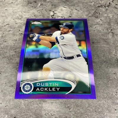 Dustin Ackley Mariners 2012 Topps Chrome Purple Refractor #107 - Image 1 of 3