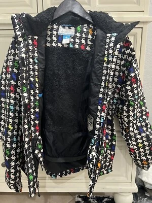 Columbia Omni Tech Abrigo de Esquí Chaqueta Niña 14/16 Multicolor Falda en Polvo Foto 1 de 4