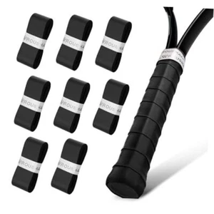 8 Pack Tennis Racket Grip Tape, Highly Comfortable Overgrip Tennis Grip black - Picture 1 of 8