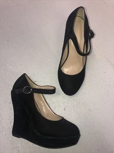 Delicacy Women's Wedge Platform, Black, Size 6 - Picture 1 of 7