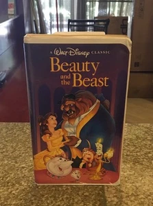 Beauty and the Beast (VHS, 1992) Black diamond The Classics Rarest New - Picture 1 of 4