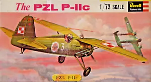 JM897 Vintage Revell H-647 1:72 PZL P-IIc Kit - Imagen 1 de 3