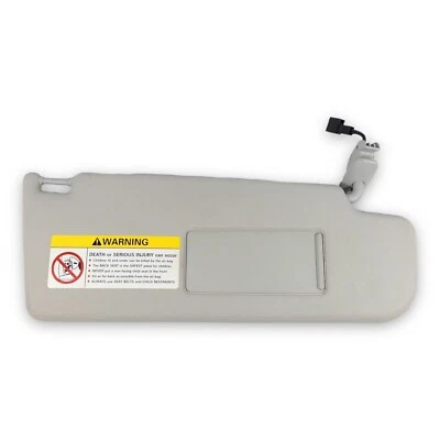 2002-2005 Volkswagen Passat Passenger Right Side Sun Visor Gray Lighted - Image 1 of 4