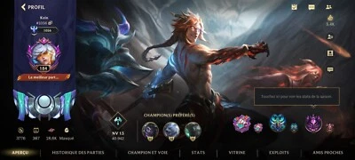 Vend compte Wild Rift Master Serveur EU Ouest - 93 skins - Photo 1/4