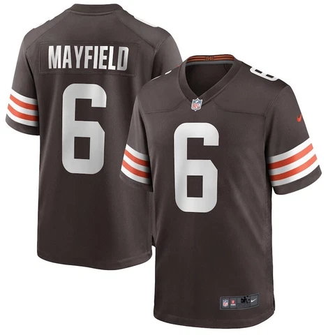 Nike CLEVELAND BROWNS Baker Mayfield On-Field Jersey YOUTH Size S Cover
