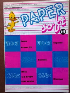Paper Soft Magazin vom 12. April 1985 Jackson Soft Software auf Commodore Papier - Bild 1 von 2