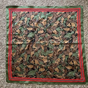 Seltene Original Spieltücher Camo Bandanna. 26 Zoll quadratischer Schal - Bild 1 von 4