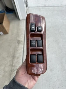 2001-07 Toyota Highlander Master Power Window Switch OEM Wood Grain 84040-48122 - Picture 1 of 6