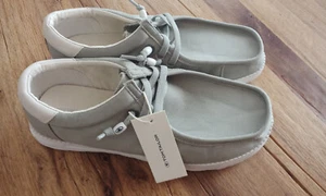 Neu Tom Tailor Slipper 41 salbeigrün Bootsschuhe Dude Clarks - Bild 1 von 10