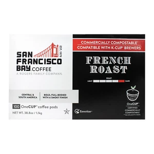 San Francisco Bay Coffee French Roast OneCup, 100-count - Picture 1 of 3