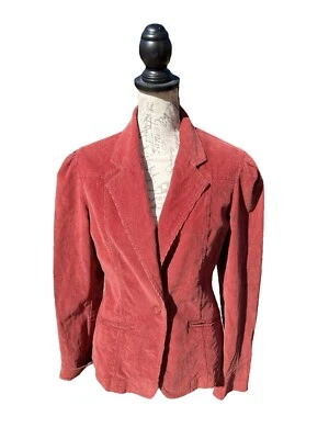 Blazer Mossimo Rust Un Botón Pana Manga Larga Elastizado Mujer Talla M Foto 1 de 4