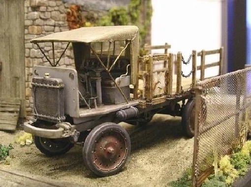 O/On3/On30 1/48 NASH-QUAD RAG TOP CAB STAKE BED TRUCK KIT WISEMAN T-201/202/209 - Image 1 of 4