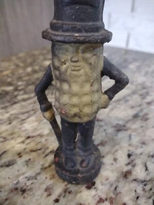 MR PEANUTS Cast iron PLANTERS NUTS Peanut Butter Peanut Antique Kitchen Decor - Picture 1 of 8