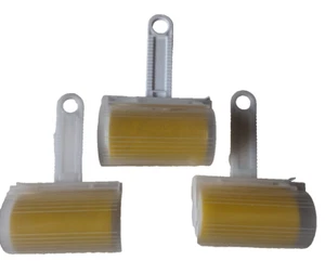 3 x Reusable Sticky Pet Hair Remover Lint Roller washable dog cat clothes fluff - Picture 1 of 6