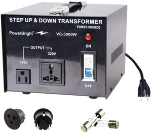 VC3000W PowerBright 3000 Watts Voltage Transformer / Converter - Picture 1 of 7