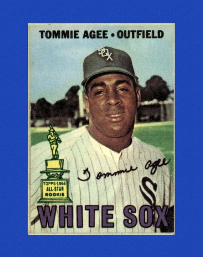 1967 Topps Venezuelan Set-Break #224 Tommie Agee LOW GRADE (filler) *GMCARDS*