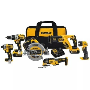 DEWALT CANADA 20V Lithium-Ion Cordless Brushless 6-Tool Combo Kit - Picture 1 of 16