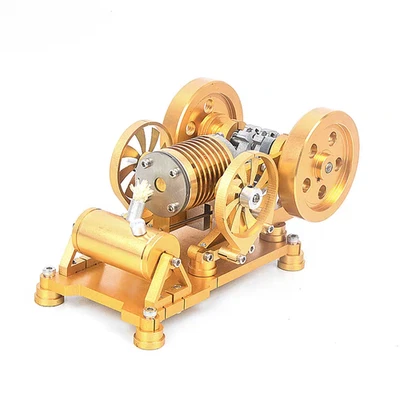 Aluminum Flame Eater Stirling Engine Model Kit with Brass Cylinder Piston - Image 1 of 4