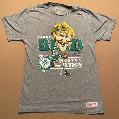 Larry Bird Boston Celtics Shirt Womens Small Mitchell & Ness NBA Short Sleeve - Image 1 of 3
