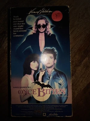 Once Bitten VHS 1985 Comedy Horror Limited Edition Samuel Goldwyn - Image 1 of 3