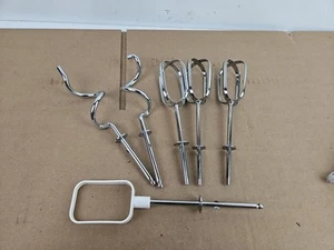 6 PC Sunbeam Mixmaster Stand Mixer Model 2372 Replacement MIXERS Dough Hook - Picture 1 of 4