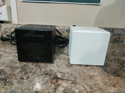 Nice Pair Of White And Black Sony ICF-C1 Alarm Clock Radio - Both TESTED & Work - Image 1 of 4
