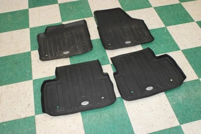 15-19 DISCOVERY SPORT Black Rubber OEM Front Rear Floor Mats Set 4x Factory WTY - Image 1 of 4