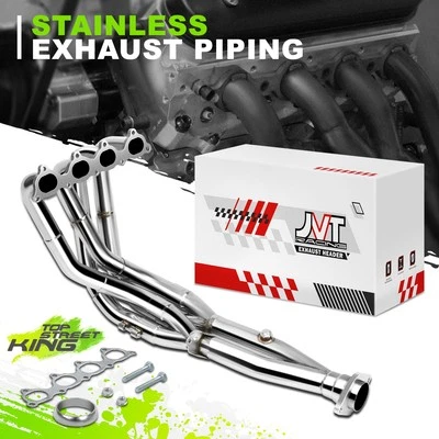 Colector de cabezal de tubería Tri-Y de diseño semipulido de 2 piezas para Acura Integra 94-01 Foto 1 de 4