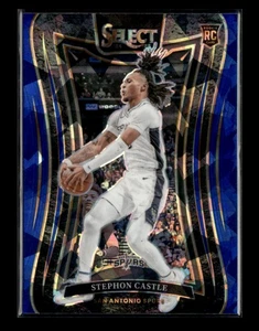 Stephon Castle 2024-25 Panini Select RC Blue Cracked Ice Mezzanine Level [jm35 - Picture 1 of 2