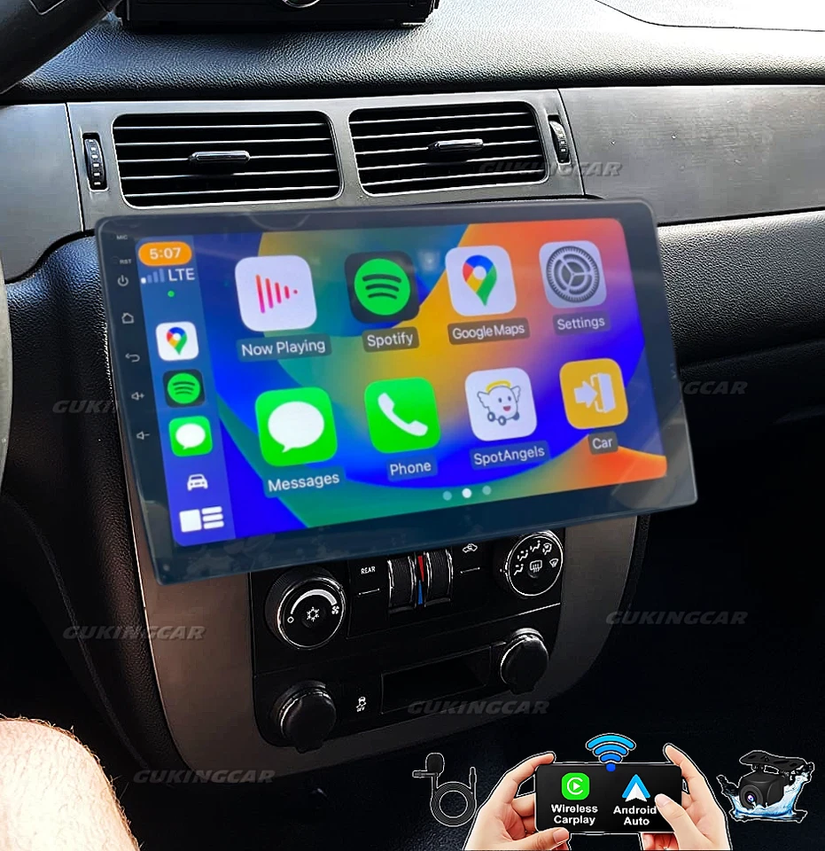 10.1'' For 2006-2012 Chevrolet Impala Android 15 CarPlay Car Radio Stereo GPS Foto 1 de 4