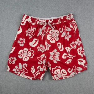 Oklahoma University Sooners Large Swim Shorts by Wes and WIlly Red White NWOT - Picture 1 of 19