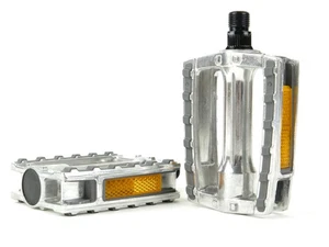 ERGOTEC 2 Fahrradpedale 658 XXL Aluminium 9/16" antirutsch 9mm-Achse Reflektoren - Bild 1 von 4