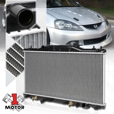 Алюминиевый сердечник радиатор оригинальный сменный для 02-06 Acura RSX 2,0 л i4 4 цилиндра dpi-2412 - Изображение 1 из 4