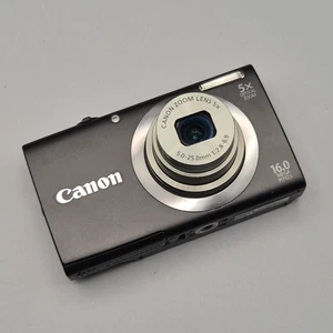 Canon PowerShot A2300 HD 16MP Digitalkamera schwarz 5x, Ladegerät, 32GB SD, Top! - Bild 1 von 20