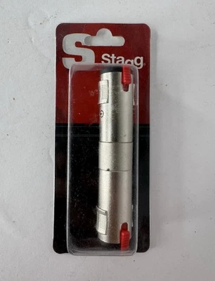 Adaptador de conector estéreo hembra Stagg/jack estéreo hembra Foto 1 de 4